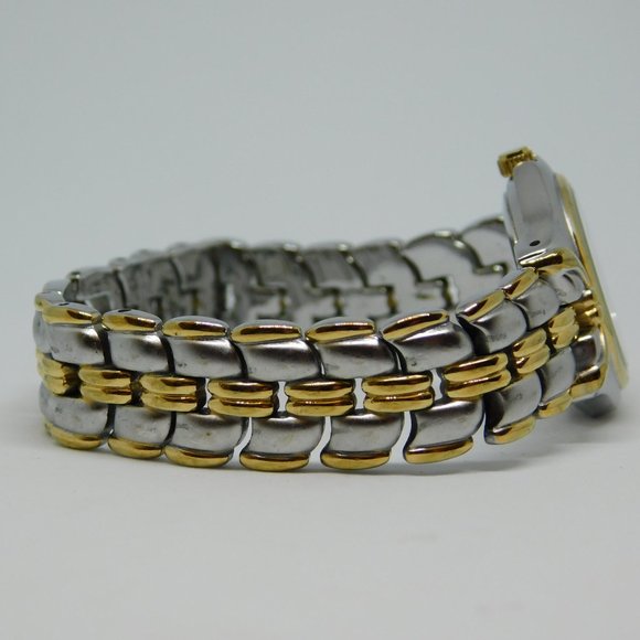 Berenger Classic Two Tone Quartz Analog Women's Watch Sz. 6 1/4" New Battery - Picture 4 of 10